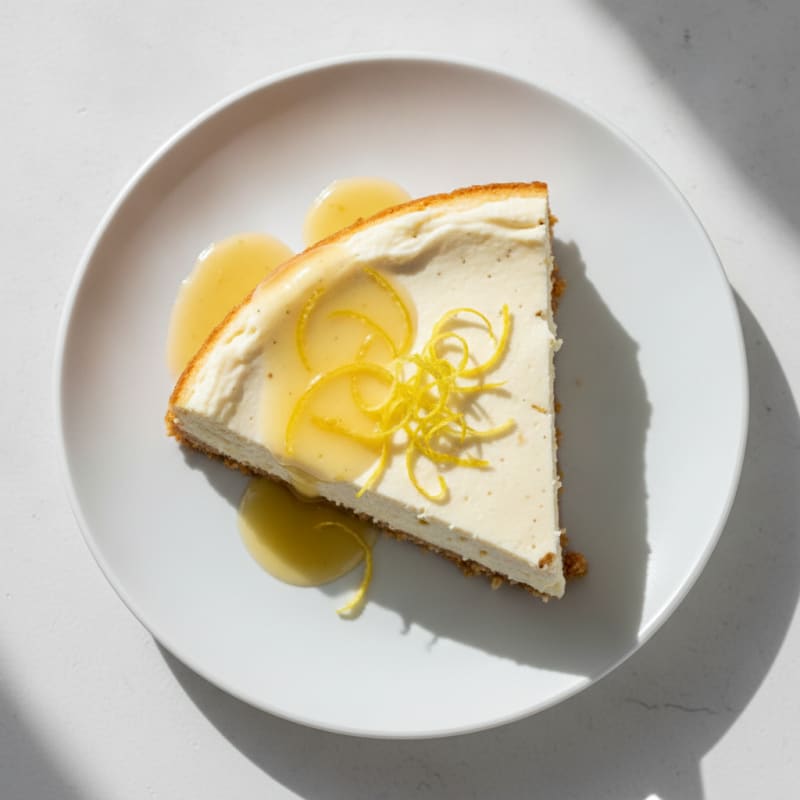 Silky Greek Yogurt Protein Cheesecake
