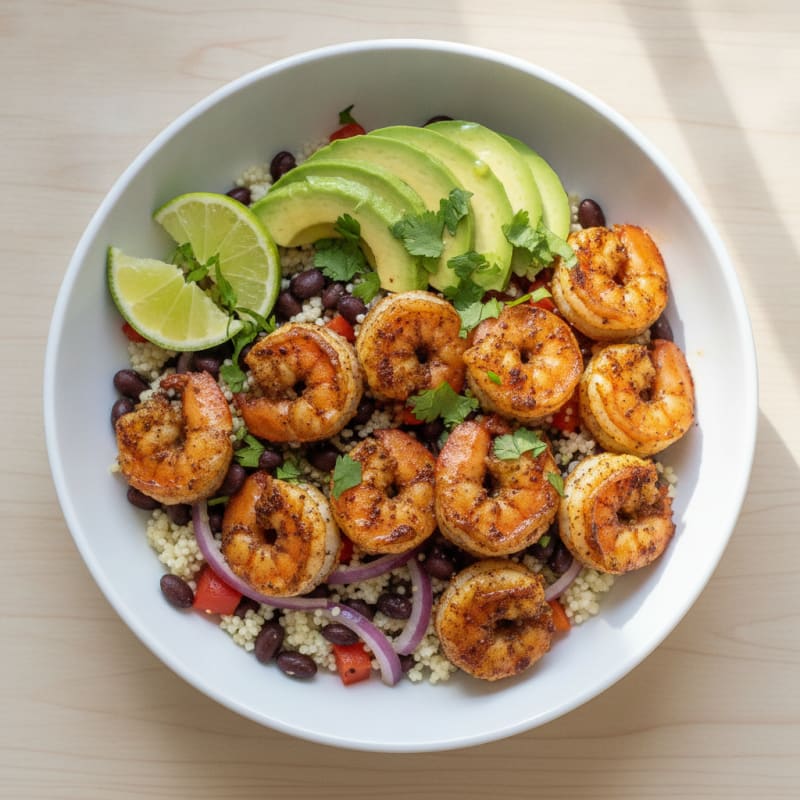 Blackened Shrimp Taco Bowl