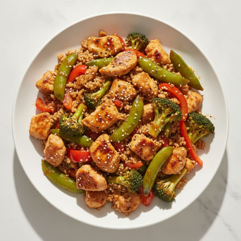 Teriyaki Chicken Stir-Fry with Vegetables