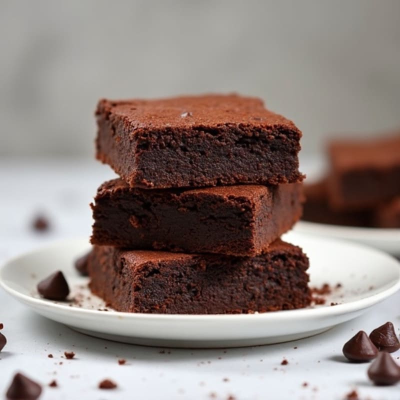 Protein-Rich Dark Chocolate Sweet Potato Brownies