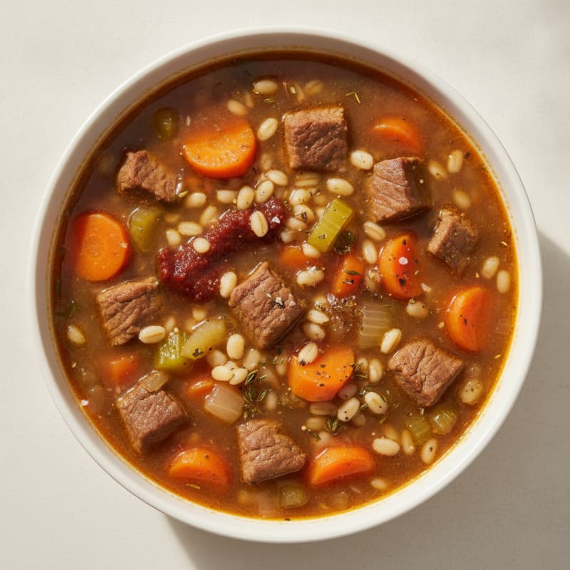 Hearty Beef and Barley Soup