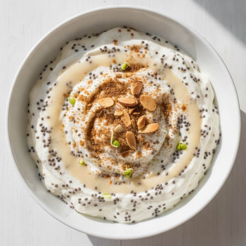Greek Yogurt Protein Pudding with Chia Seeds