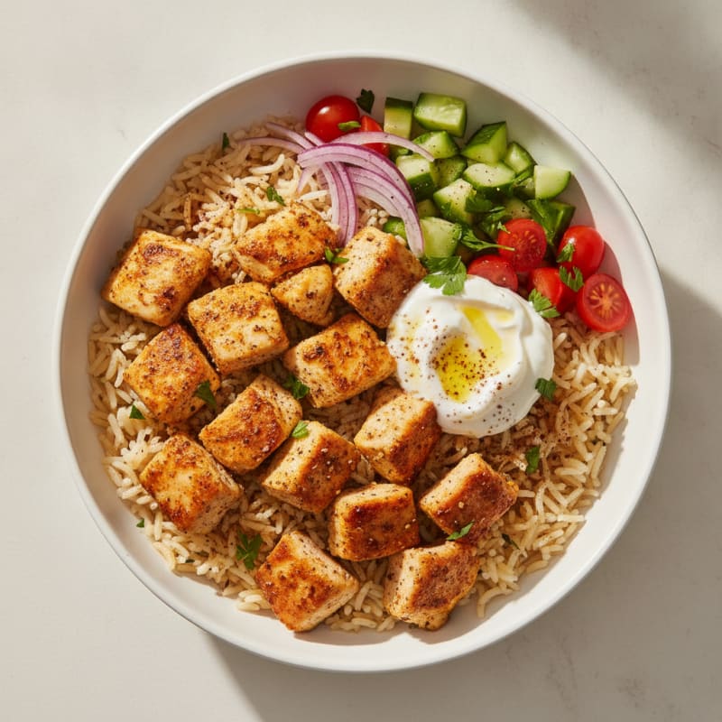 Chicken Shawarma Rice Bowl