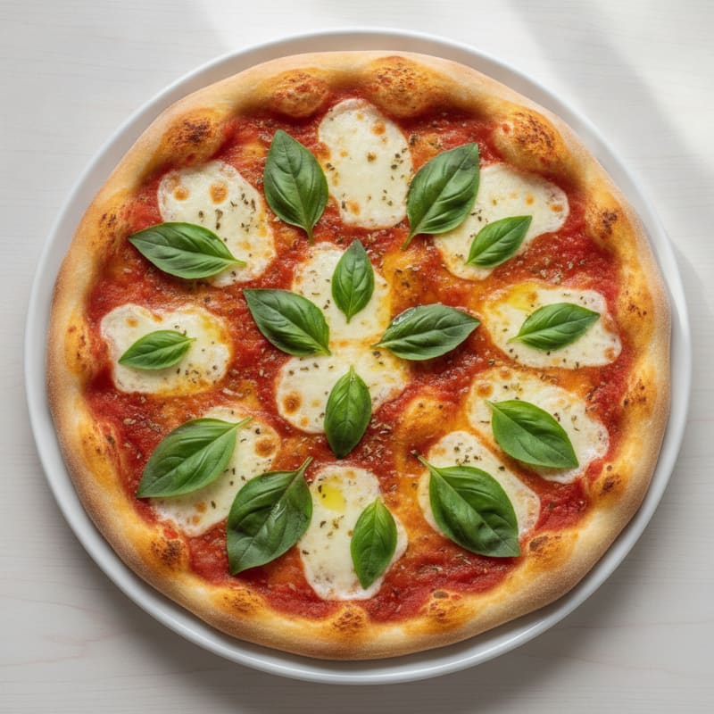 Classic Margherita Pizza with Fresh Basil