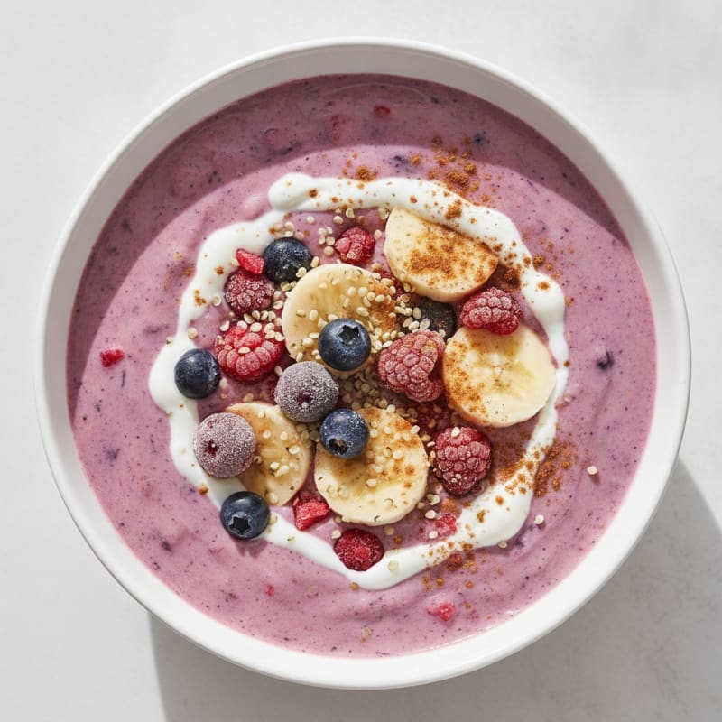 Berry Banana Protein Power Smoothie