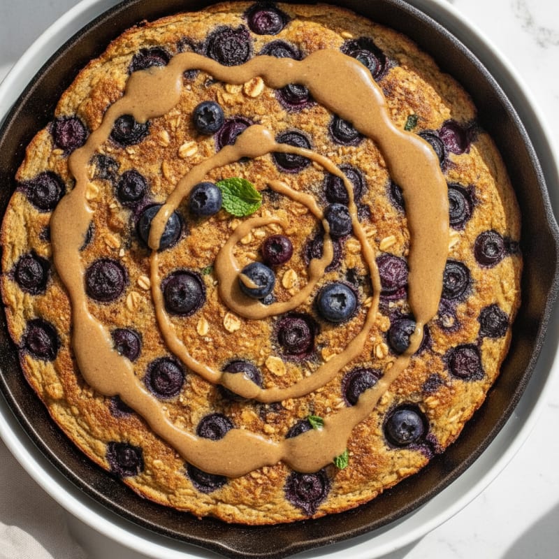 Berry Protein Pancake Skillet