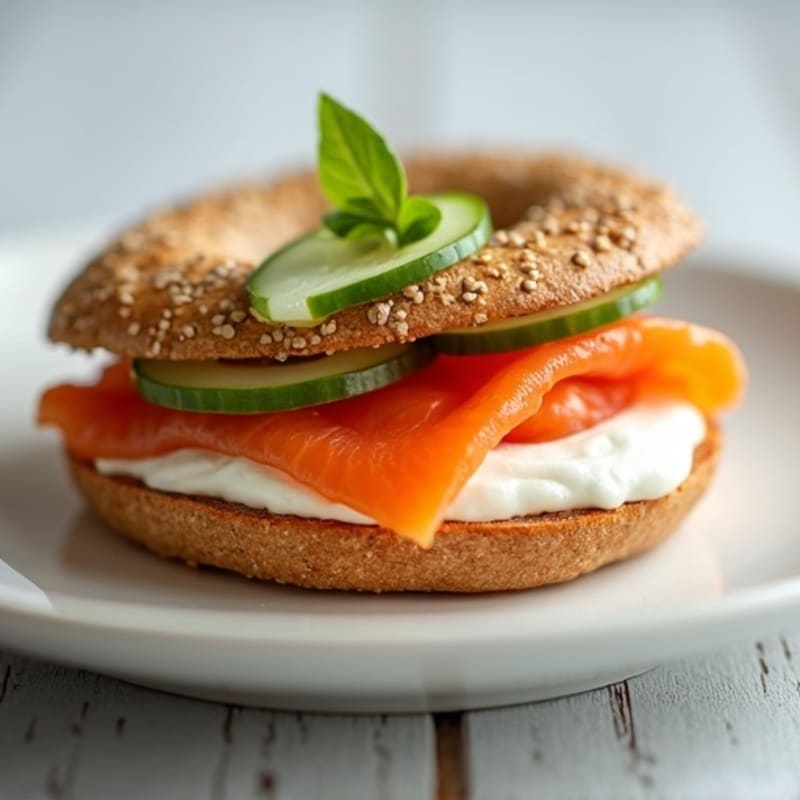 High-Protein Greek Yogurt Everything Bagel