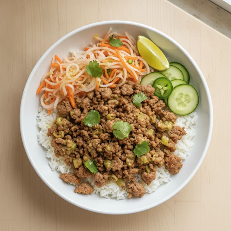 Lemongrass Pork Banh Mi Bowl