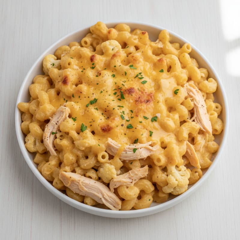 High-Protein Baked Macaroni and Cheese