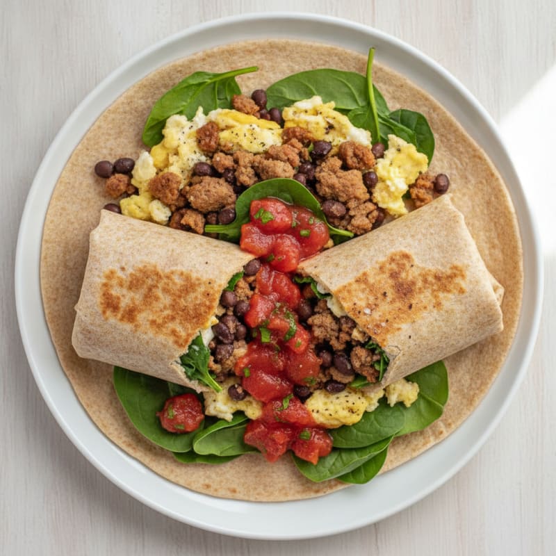 Ultimate Loaded Breakfast Burrito