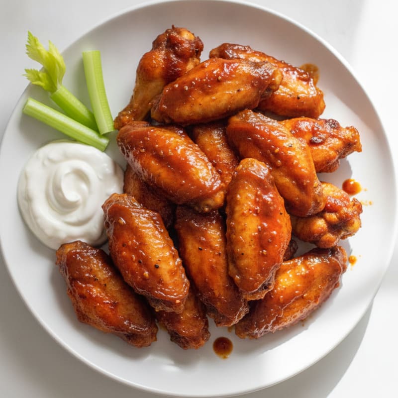 Spicy BBQ Chicken Wings