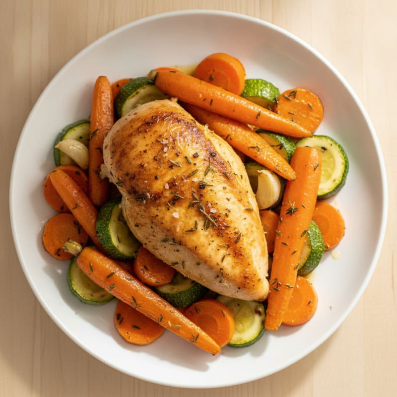 Gluten-Free Herb-Roasted Chicken with Vegetables