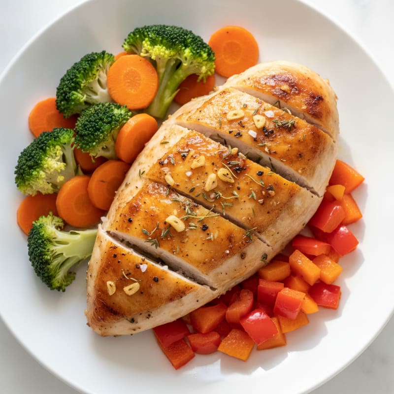 Garlic Herb Roasted Chicken with Vegetables