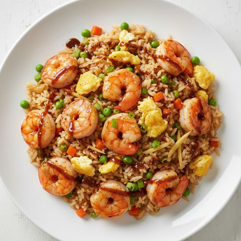 Garlic Shrimp Fried Rice
