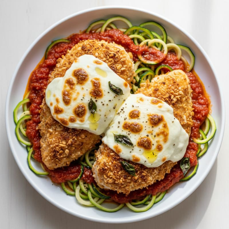 Parmesan Chicken with Marinara and Mozzarella