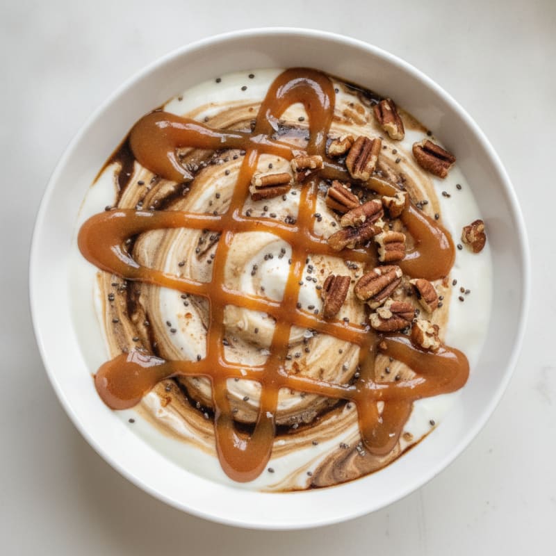 Starbucks Copycat Caramel Macchiato Protein Bowl