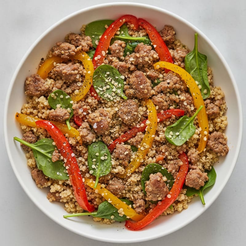 Lean Beef and Quinoa Power Bowl