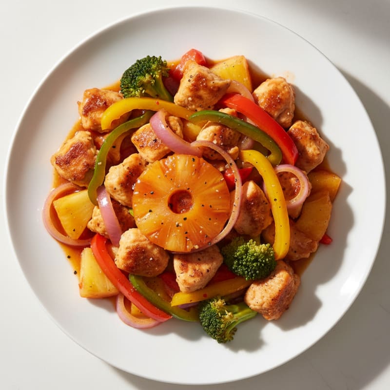 Sweet and Sour Chicken with Pineapple