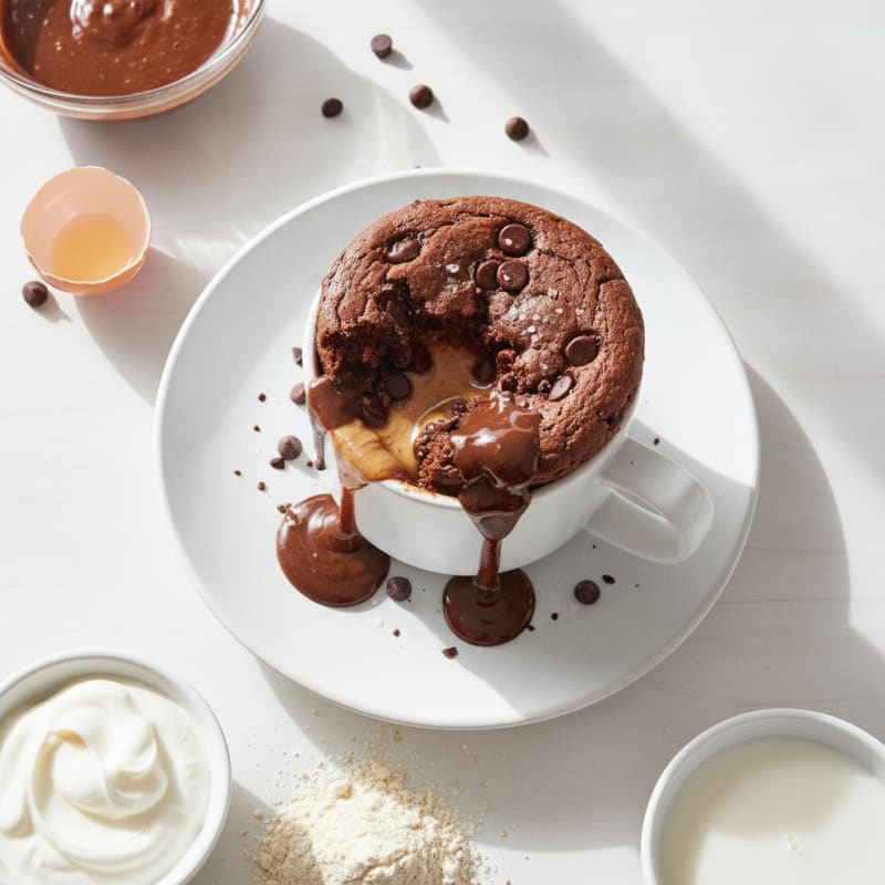 Decadent Chocolate Protein Mug Cake