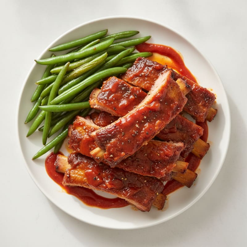Sticky BBQ Baby Back Ribs