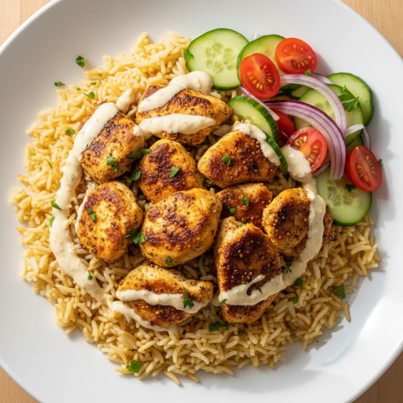 Chicken Shawarma Rice Bowl