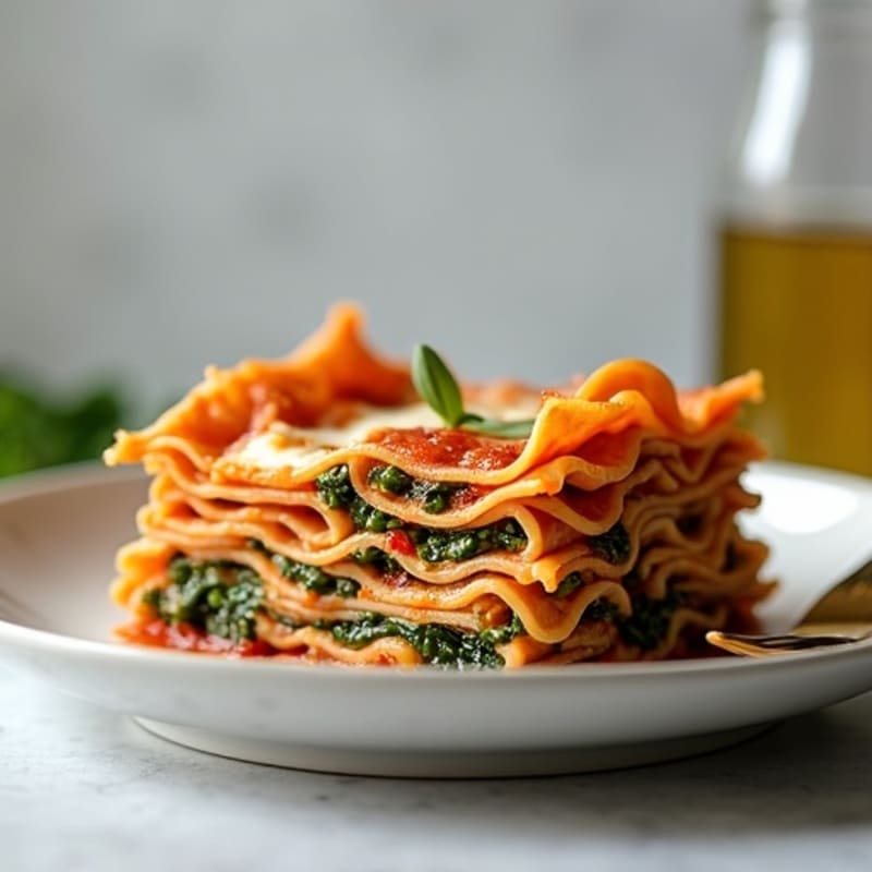 Hearty Lean Ground Turkey and Spinach Lasagne