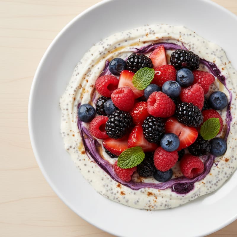 Berry Chia Seed Pudding