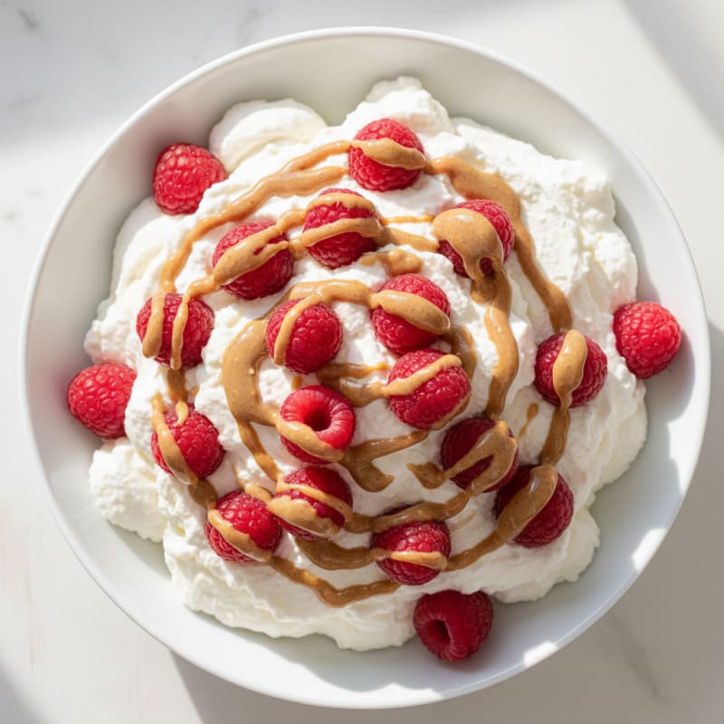 Silky Greek Yogurt Protein Mousse with Berries