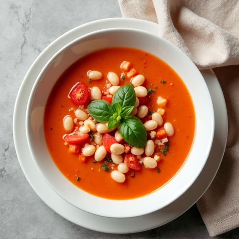 Healthy Creamy Tomato Basil Soup