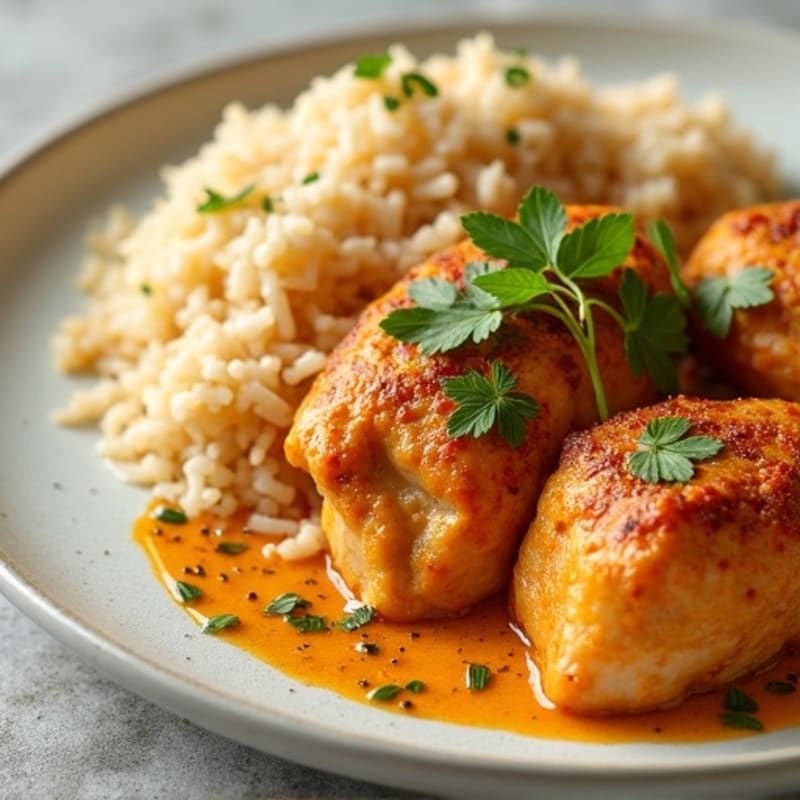 Creamy Coconut-Spiced Butter Chicken