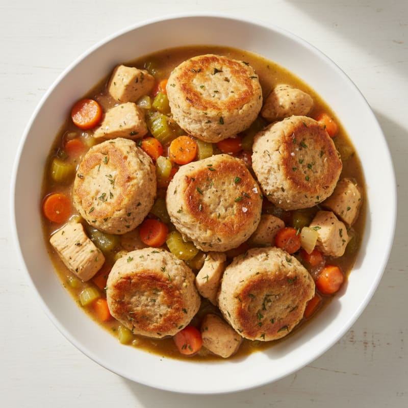 Hearty Chicken and Herb Dumplings