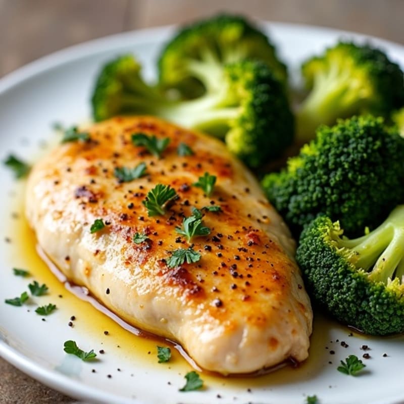 Sheet Pan Lemon Garlic Chicken and Roasted Broccoli