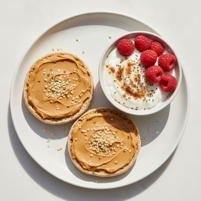 Peanut Butter English Muffin Delight