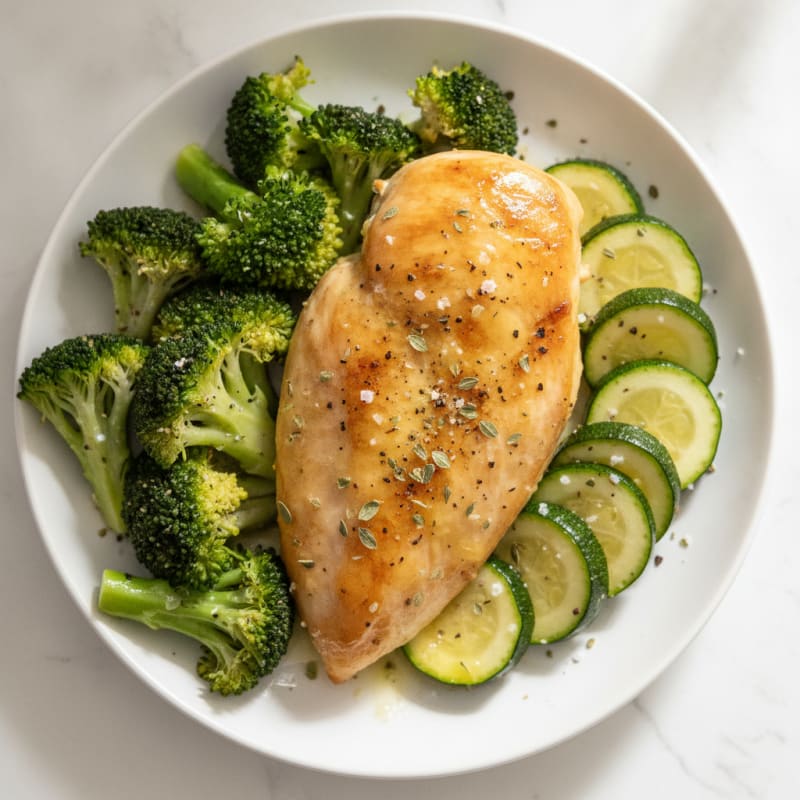 Lemon Herb Roasted Chicken and Veggies