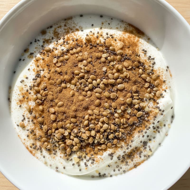 Silky Greek Yogurt with Hemp Seeds and Chia