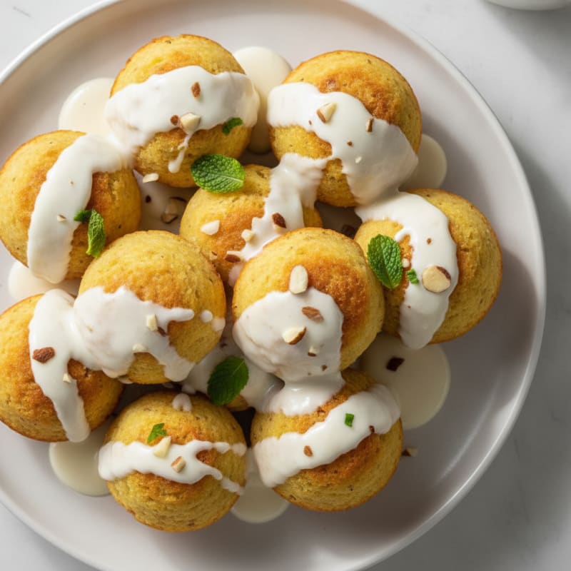 Protein-Packed Vanilla Cake Bites