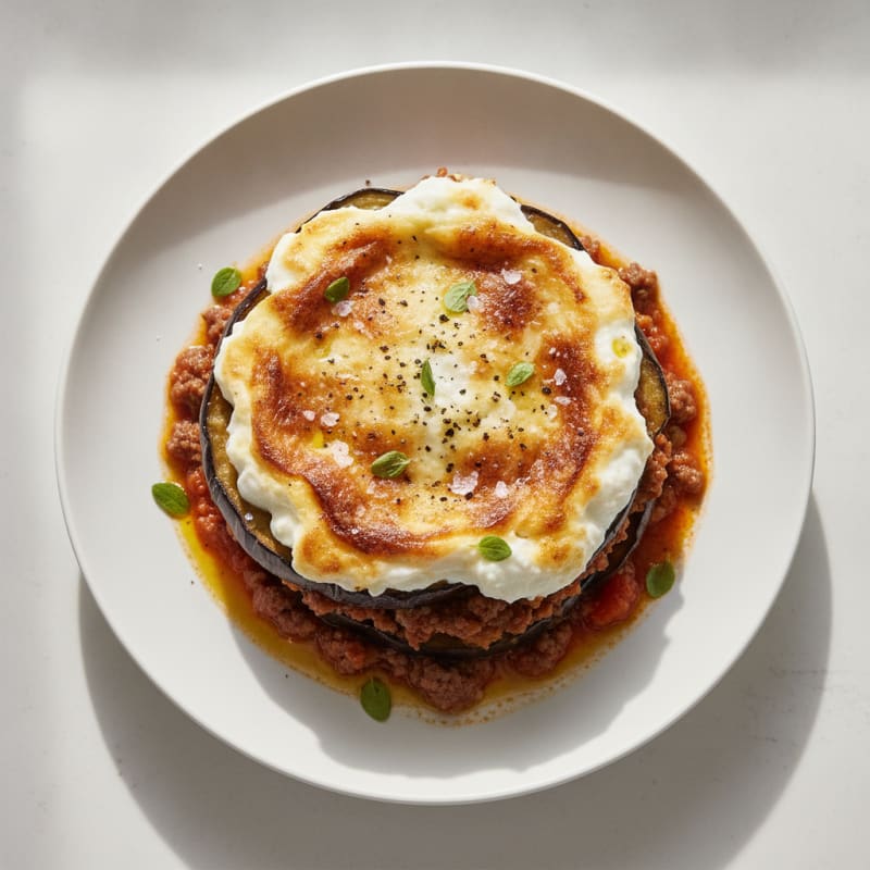Classic Beef and Eggplant Moussaka