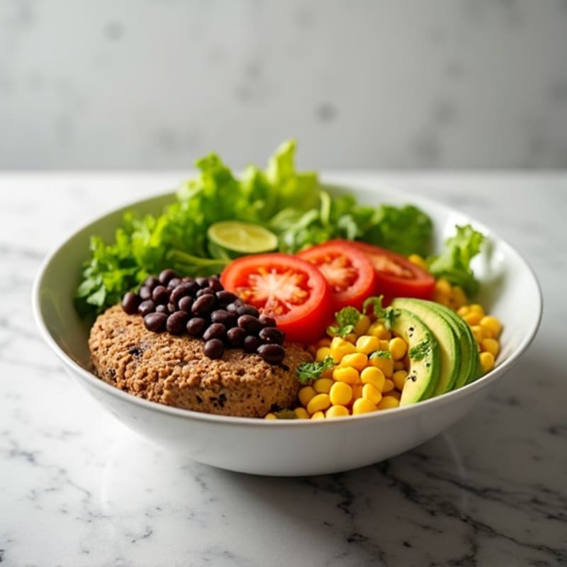 Protein-Packed Southwest Burger Bowl