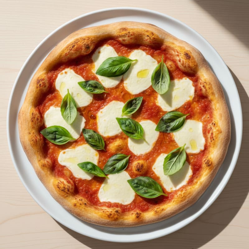 Classic Margherita Pizza with Fresh Basil