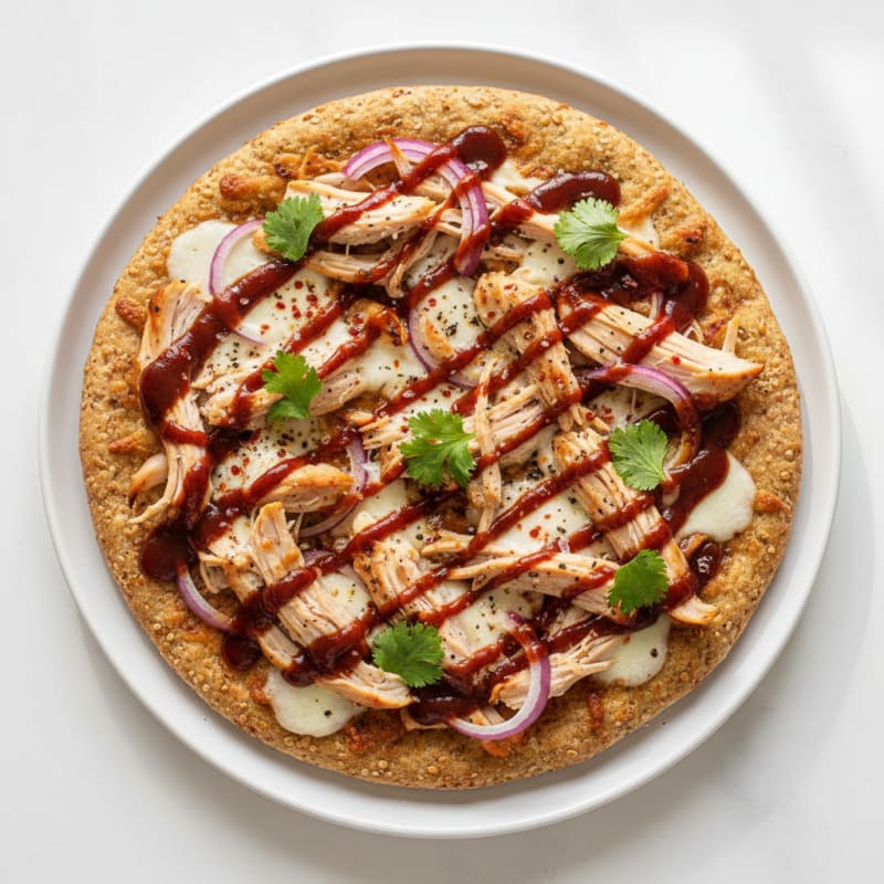 Smoky BBQ Chicken Flatbread Pizza