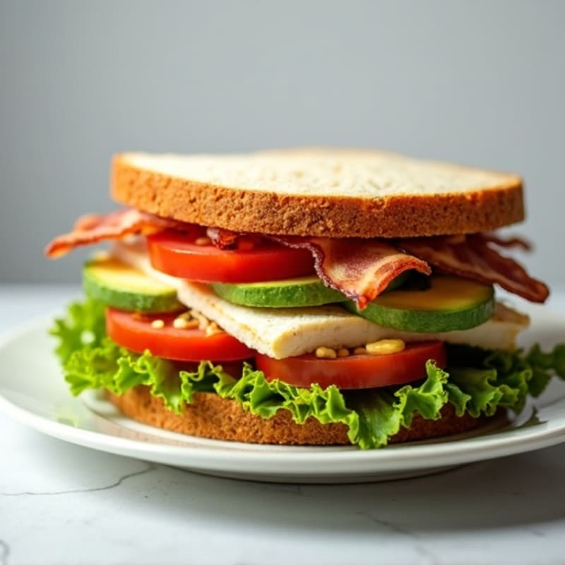 Healthy Turkey Club Sandwich