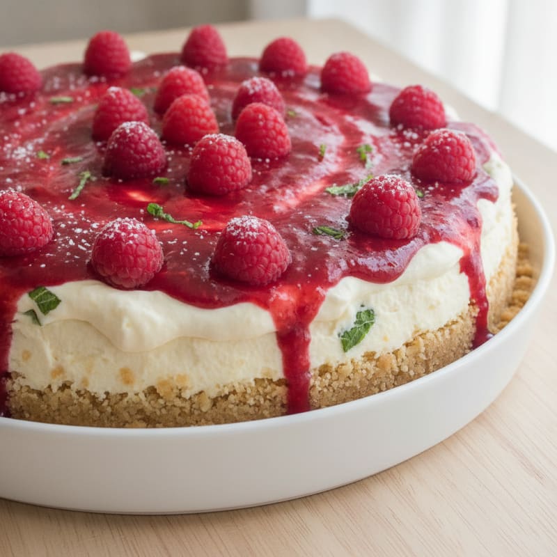 Creamy Greek Yogurt Protein Cheesecake