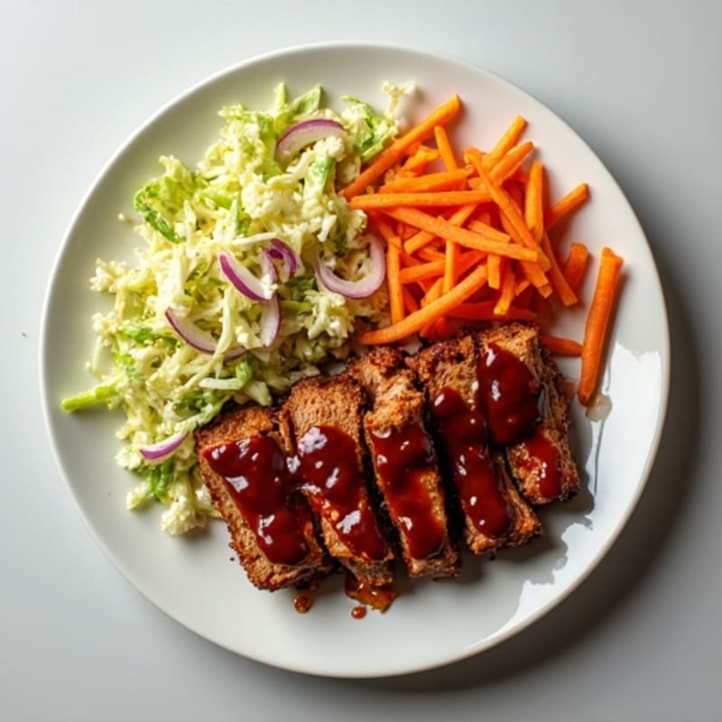 BBQ Pulled Pork with Crunchy Slaw