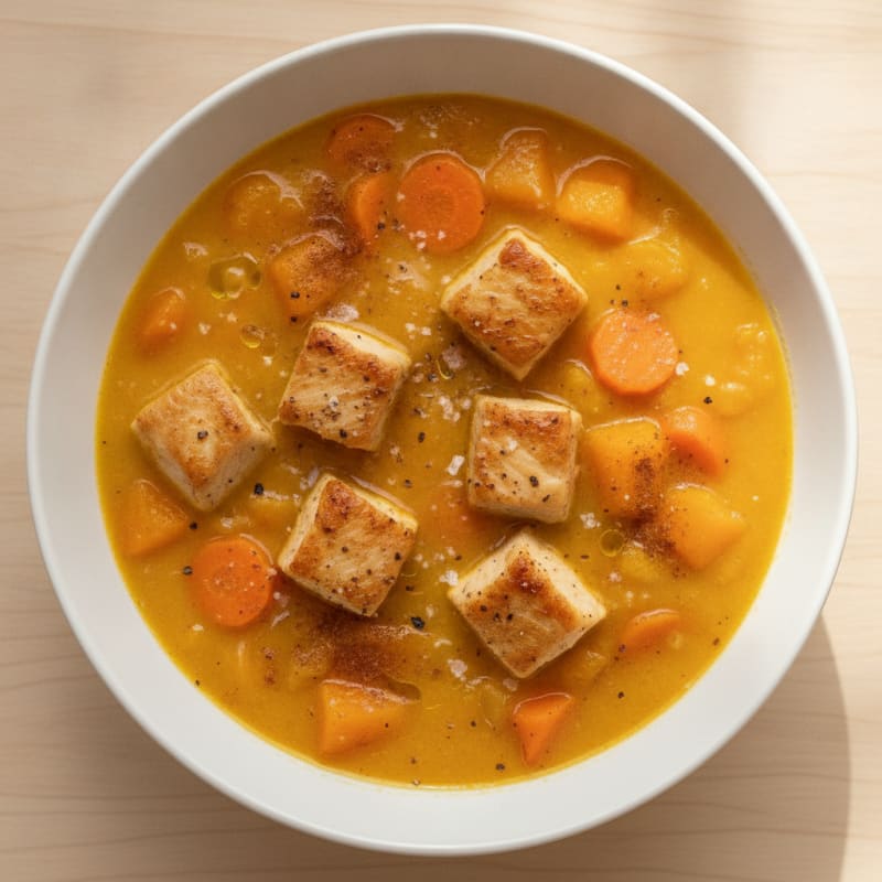 Chicken Breast and Butternut Squash Soup