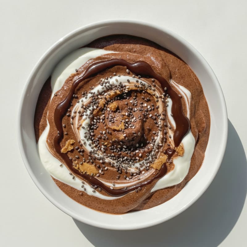 Chocolate Protein Pudding with Greek Yogurt