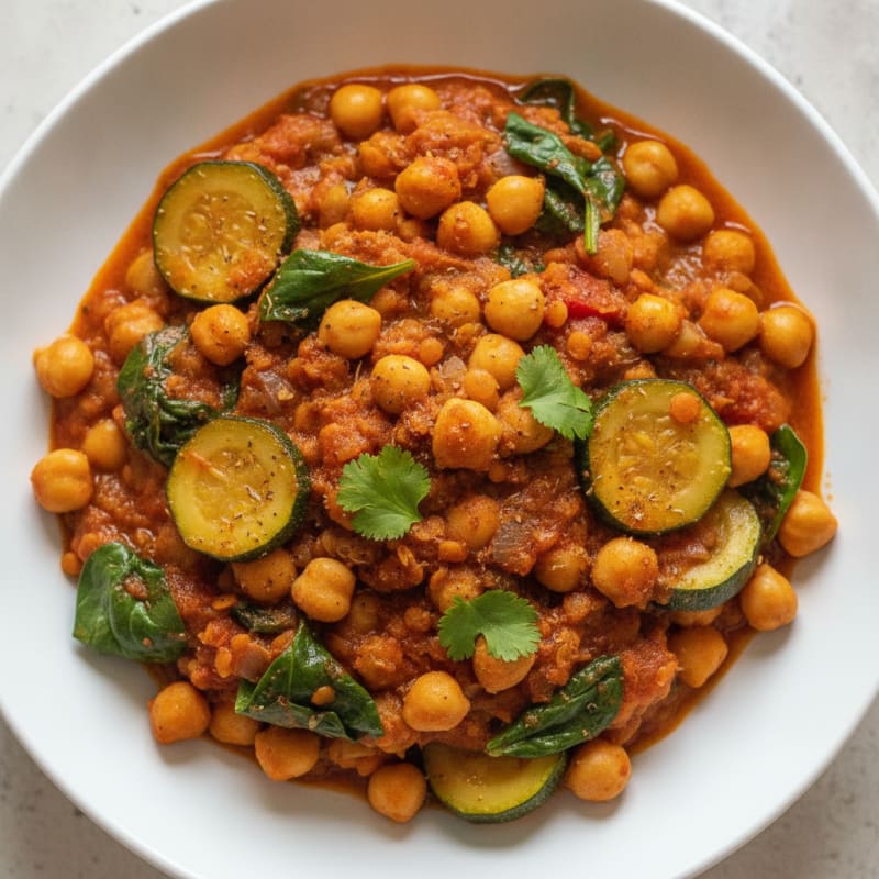 Hearty Chickpea and Vegetable Tagine