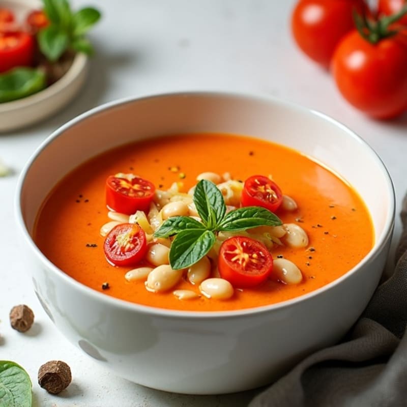 Creamy Roasted Tomato Basil Soup