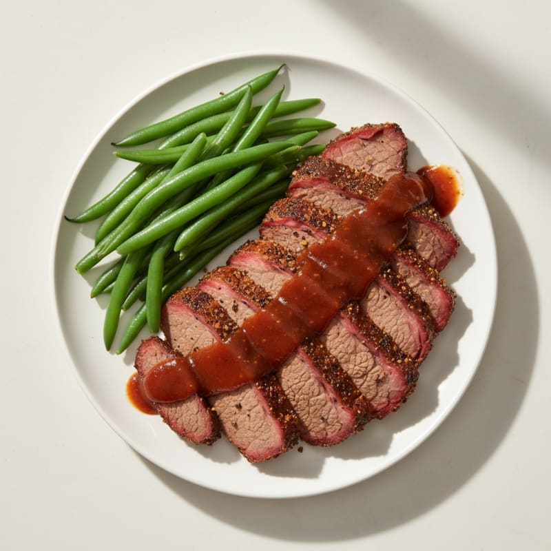 Texas Smoked Brisket with BBQ Glaze