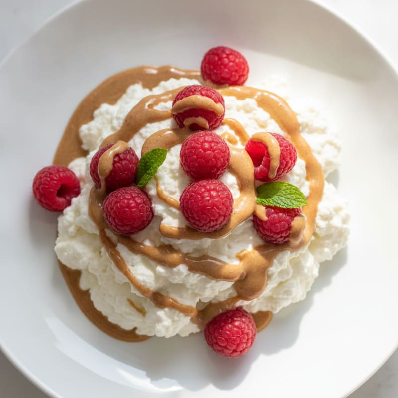 Silky Greek Yogurt Protein Mousse with Berries