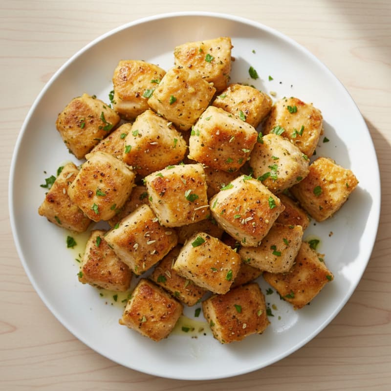 Air-Fried Mediterranean Chicken Breast Bites